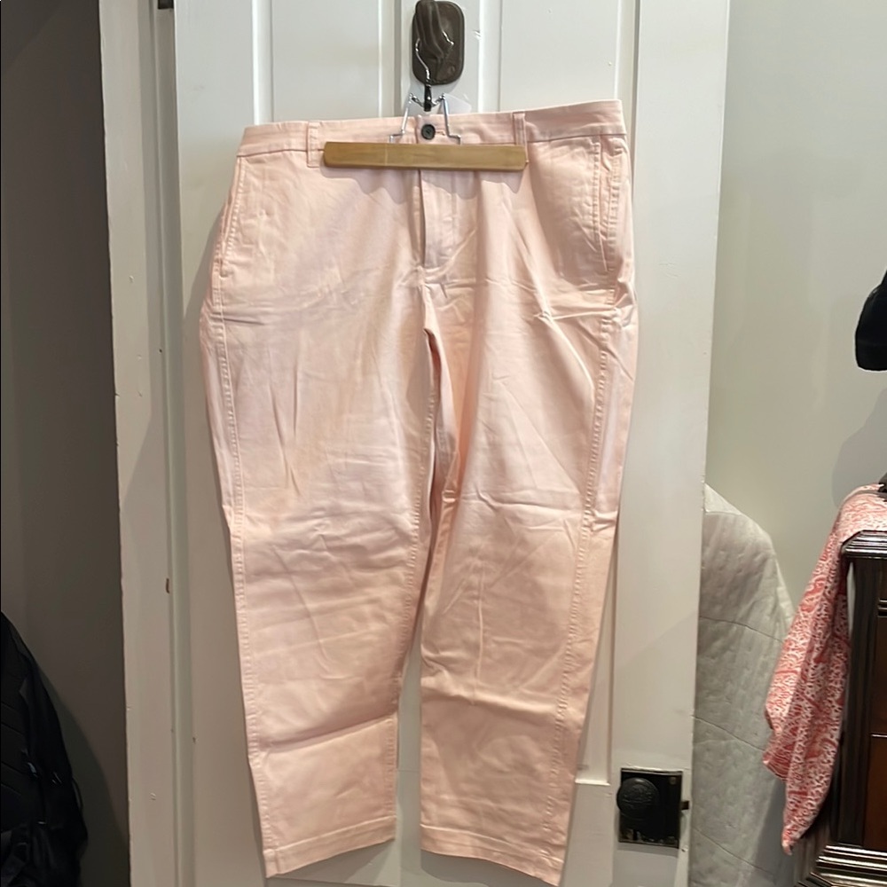 J. Crew Pink Cropped Ankle Jeans Lightweight Casual